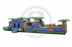 Blue Tropical Combo With Obstacle Course