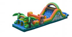 48ft Tiki Island Obstacle Course (Dry)