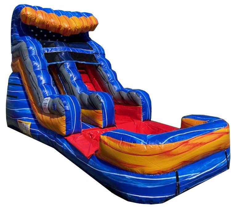 13ft Fireblast Tsunami Water Slide
