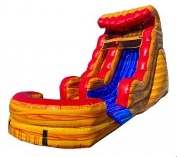 15ft Flamin' Hot Wave Water Slide - Just Gotta Jump - Bounce House ...