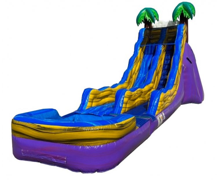 21ft Purple Oasis Water Slide
