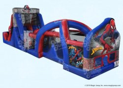 50ft Spider Man Obstacle Course